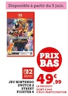 Jeu nintendo switch 2 street fighter 6 - Super U à Saint-Nazaire Jeu nintendo switch 2 street fighter 6 en promo chez Super U Saint-Nazaire à 49,99 €