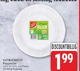 Pappteller von Gut&Günstig im aktuellen EDEKA Prospekt