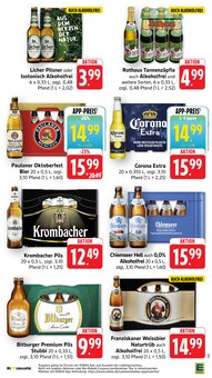 Krombacher im EDEKA Prospekt "Aktuelle Angebote" mit 38 Seiten (Oberursel (Taunus))