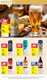 Promos Leffe dans le catalogue "AU COEUR DU GOÛT" de Carrefour Market Leffe en promo dans le catalogue Carrefour Market à la page 33