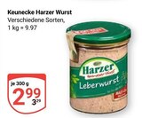 Harzer im Angebot bei GLOBUS in Rostock Harzer Angebote von Keunecke bei GLOBUS Rostock für 2,99 €