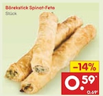 Börekstick Spinat-Feta bei Netto Marken-Discount im Dinslaken Prospekt für 0,59 €