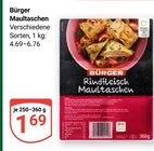 Maultaschen im Angebot bei GLOBUS in Halle Maultaschen Angebote von Bürger bei GLOBUS Halle für 1,69 €