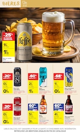 Promos Leffe dans le catalogue "AU COEUR DU GOÛT" de Carrefour Market Leffe en promo dans le catalogue Carrefour Market à la page 28