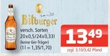 Aktuelles Bitburger Angebot bei Getränke Oase in Ibbenbüren ab 13,49 €