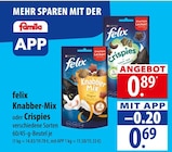 Knabber-Mix im Angebot bei famila Nordost in Elmshorn Knabber-Mix Angebote von felix bei famila Nordost Elmshorn für 0,69 €