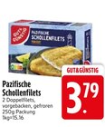 Pazifische Schollenfilets von Gut & Günstig für 3,79 € bei EDEKA im Angebot Pazifische Schollenfilets von Gut & Günstig im aktuellen EDEKA Prospekt