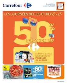 Prospectus Carrefour de la semaine "Les journées belles et rebelles" avec 1 pages, valide du 25/06/2024 au 08/07/2024 pour Orléans et alentours