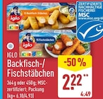 Backfisch-Stäbchen von Iglo für 2,22 € bei ALDI Nord im Angebot Backfisch-Stäbchen von Iglo im aktuellen ALDI Nord Prospekt