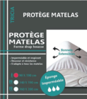 Protège matelas éponge imperméable - Tricia en promo chez Maxi Bazar Thiais à 7,99 €