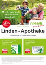 mea - meine apotheke Prospekt für Metzingen mit 4 Seiten mea - meine apotheke Prospekt für Metzingen: "Unsere Oktober-Angebote", 4 Seiten, 01.10.2020 - 31.10.2020