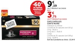 Café Capsules - Carte Noire dans le catalogue Super U