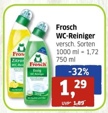 Frosch von Frosch bei BUDNI Frosch von Frosch für 1,29 € bei BUDNI im Prospekt "BUDNI - Dein Drogeriemarkt"