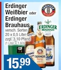 Weißbier von Erdinger im aktuellen Getränke City Prospekt für 15,99 €