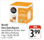 Dolce Gusto Kapseln Angebote von Nescafé bei nah und gut Würzburg für 3,99 €
