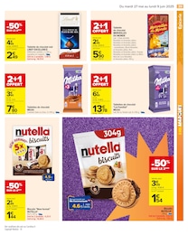 Offre Nutella dans le catalogue Carrefour du moment à la page 41