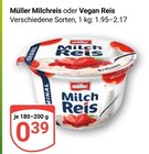Milchreis Angebote von Müller bei GLOBUS Ludwigshafen für 0,39 €