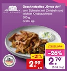 Aktuelles Geschnetzeltes „Gyros Art“ Angebot bei Netto Marken-Discount in Remscheid ab 2,79 €