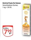 Paste für Katzen im Angebot bei GLOBUS in Bruchsal Paste für Katzen Angebote von GimCat bei GLOBUS Bruchsal für 7,99 €