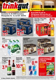 Trinkgut Prospekt für Raubling: "Brannenburgs größter Getränkemarkt!", 4 Seiten, 27.05.2024 - 01.06.2024