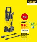 Nettoyeur haute pression Karcher K3 - Kärcher - Hyper U à Caen Nettoyeur haute pression Karcher K3 - Kärcher en promo chez Hyper U Caen à 99,99 €