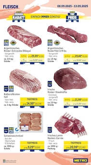 Rindfleisch Angebot im aktuellen METRO Prospekt auf Seite 2