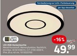 LED-RGB-Deckenleuchte von LAM PURA im aktuellen ROLLER Prospekt für 49,99 €