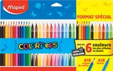 18 crayons de couleurs + 18 feutres format spécial - MAPED - Intermarché Hyper 18 crayons de couleurs + 18 feutres format spécial - MAPED à 4,13 € dans le catalogue Intermarché Hyper