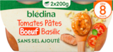 BOLS TOMATES PATES BOEUF BLÉDINA - BLEDINA - Auchan Hypermarché à Dunkerque BOLS TOMATES PATES BOEUF BLÉDINA - BLEDINA en promo chez Auchan Hypermarché Dunkerque à 2,69 €