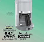 Cafetière FG38E10 - MOULINEX en promo chez Blanc Brun Antony à 34,99 €