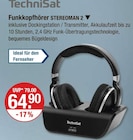 Funkkopfhörer im V-Markt Prospekt Funkkopfhörer STEREOMAN 2 von TechniSat im aktuellen V-Markt Prospekt für 64,90 €
