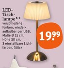 LED-Tischlampe Angebote bei tegut Würzburg für 19,99 €