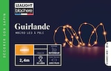 Guirlande micro LED fixes Ambre - LEALIGHT à 2,49 € dans le catalogue Intermarché Hyper