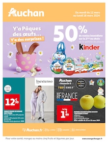 Prospectus Auchan Hypermarché en cours, "Y'a Pâques des oeufs…Y'a des surprises !", page 1 sur 54