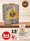 Biere Abbaye Blonde 6.6° - Leffe en promo chez Super U Rueil-Malmaison à 13,00 €