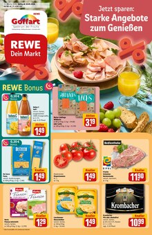 Aktueller REWE Prospekt "Dein Markt" für Stolberg (Rheinland, Kupferstadt) Aktueller REWE Prospekt für Stolberg (Rheinland, Kupferstadt) mit Seiten