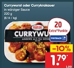 Currywurst im aktuellen Netto Marken-Discount Prospekt