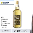 Grappa Stravecchia Riserva Angebote von Villa Mazzolini bei Metro Nürnberg für 17,84 €