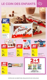 Promos Kinder dans le catalogue "Carrefour" de Carrefour Kinder en promo dans le catalogue Carrefour à la page 9