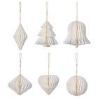 Aktuelles Baumschmuck 6-tlg. verschiedene Formen weiß Angebot bei IKEA in Cuxhaven ab 4,99 €