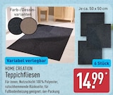 Teppichfliesen von Home Creation im aktuellen ALDI Nord Prospekt