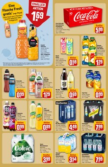 Volvic im REWE Prospekt "Dein Markt" mit 36 Seiten (Emden)