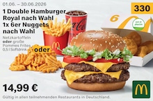 Hamburger im McDonalds Prospekt Hamburger im McDonalds Prospekt "Extra viel. Extra sparen." auf Seite 8