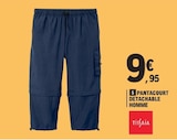 Pantacourt détachable homme - TISSAIA à 9,95 € dans le catalogue E.Leclerc
