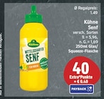 Mittelscharfer Senf von Kühne für 1,49 € bei EDEKA im Angebot Mittelscharfer Senf von Kühne im aktuellen EDEKA Prospekt