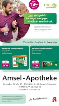 Aktueller mea - meine apotheke Prospekt "Unsere September-Angebote" Seite 1 von 4 Seiten für Berlin