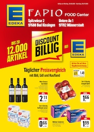Supermarkt Prospekt von E center Saal E center Prospekt: "DISCOUNT BILLIG", 2 Seiten, 30.06.2025 - 05.07.2025