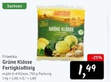 Konsum Radebeul - Grüne Klöße Fertigkloßteig Angebot im Prospekt Grüne Klöße Fertigkloßteig bei Konsum im Radebeul Prospekt für 1,49 €