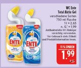 Total Aktiv Gel im Angebot bei Marktkauf in Coburg Total Aktiv Gel Angebote von WC Ente bei Marktkauf Coburg für 1,99 €
