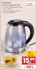 LED Glas-Wasserkocher im Angebot bei Netto Marken-Discount in Nordhorn LED Glas-Wasserkocher Angebote von GOURMETMAXX bei Netto Marken-Discount Nordhorn für 15,99 €